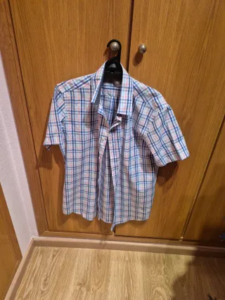 Camisas cuadros marrón,multicolor,etc.