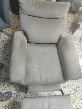 Sillón reclinable gri