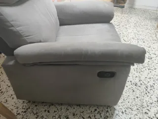 Sillón reclinable gri