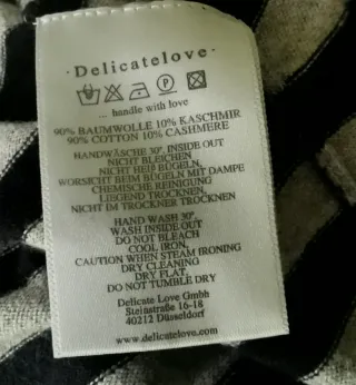 T 42, Delicatelove, suéter cashmere