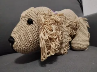 Amigurumi perro peluche tejido
