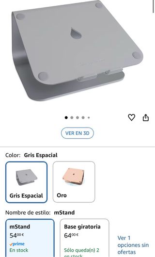 Soporte MacBook Acero Pesado