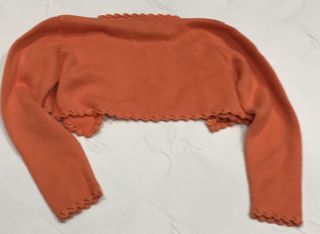 Torera niña Chocolate naranja talla 8