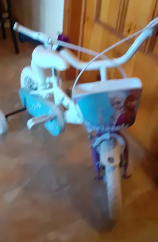 Bici Frozen 12 pollici con rotelle