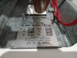 Calentador Junkers Gas Butano