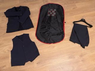 Traje Carolina Herrera Azul