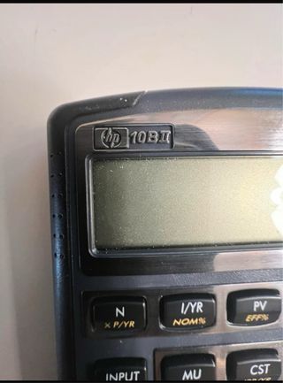 Calculadora HP 10BII Financiera Antigua