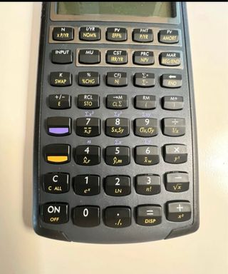 Calculadora HP 10BII Financiera Antigua
