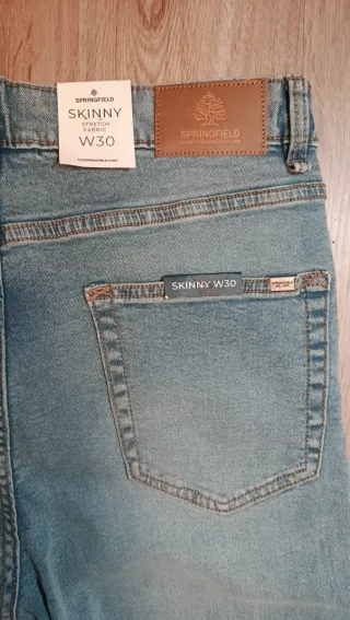 Pantalón Springfield Skinny W30 Nuevo