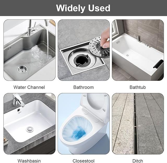 Detergente per scarichi a spirale da 5 m x 6 mm