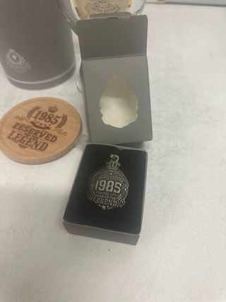 Regalo 1985: Bicchiere da Birra, Portachiavi, Apribottiglie