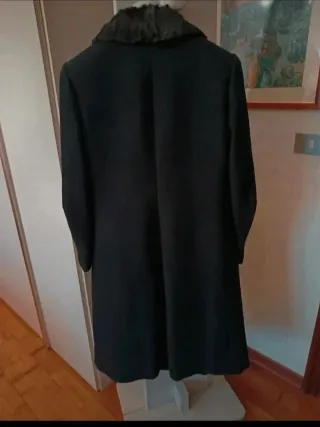 Cappotto donna vintage nero lungo Last price