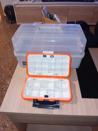 Cajas de pesca organizadoras
