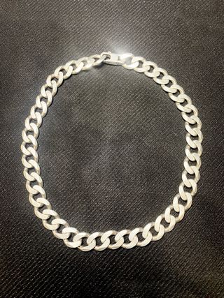 Cadena Plata 50cm 15mm 150g con cierre mosquetón.