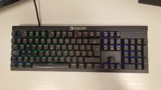 Teclado Gaming Negro RGB