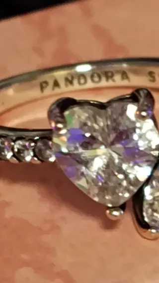 Anillo Pandora Plata Ley 925 Corazón