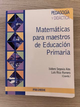 Matemáticas para maestros de Educación Primaria