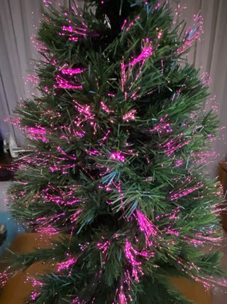 Árbol Navideño Fibra Óptica Luces de colores