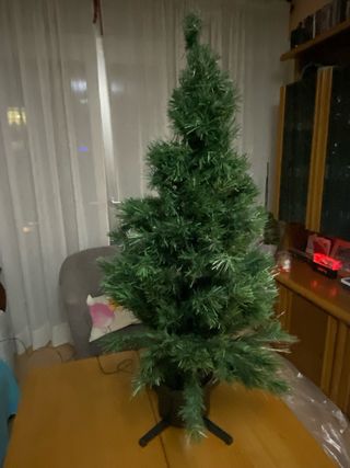 Árbol Navideño Fibra Óptica Luces de colores