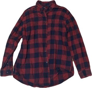 Camisa cuadros roja y negra