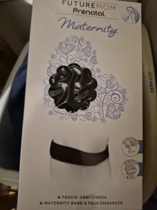 Faja Maternidad Futuremom Talla Única Negra