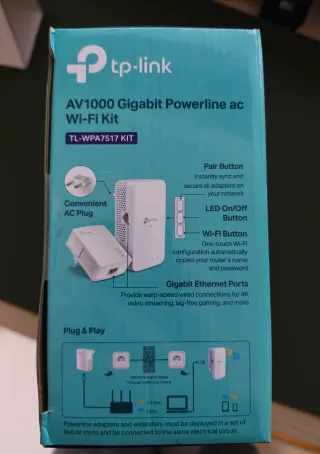 Kit PLC WiFi TP-Link AV1000 AC1200