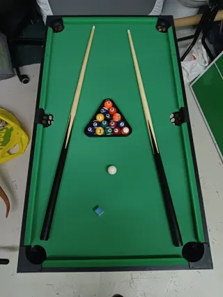 Mesa Multijuegos: Futbolín, Billar, Ping Pong,...