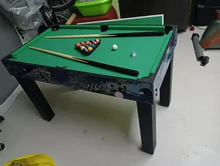 Mesa Multijuegos: Futbolín, Billar, Ping Pong,...