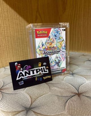 Custodia acrilica per bundle 6 buste Pokémon