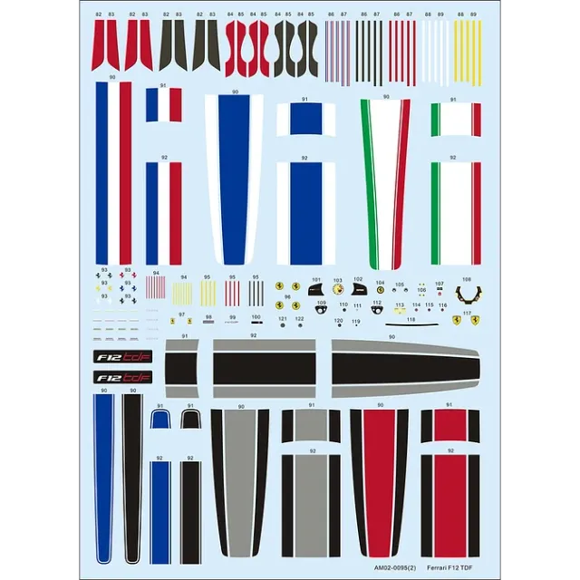 Maqueta Alpha Model Ferrari F12 TDF, 1/24