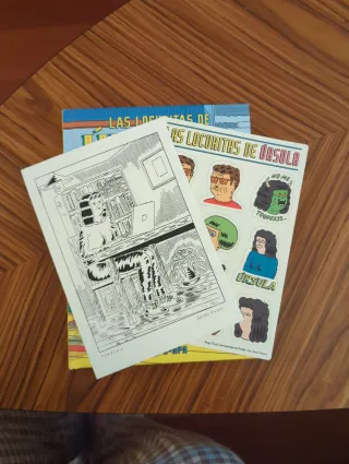 Las Locuritas De Ursula, libro y láminas