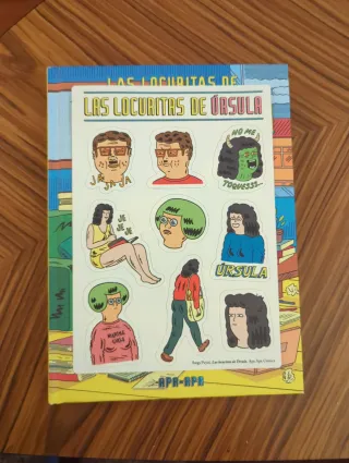 Las Locuritas De Ursula, libro y láminas