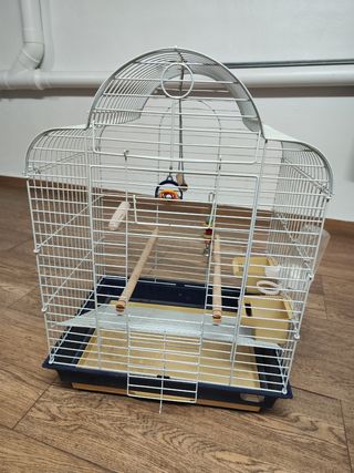 Jaula para ninfas o pájaros medianos