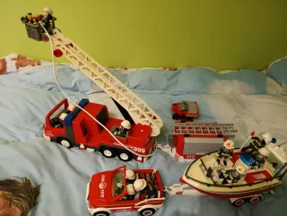 Lote bomberos Playmobil