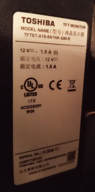 TPV Toshiba Doble Pantalla Cliente