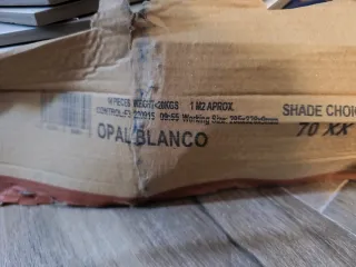 Baldosas hexagonales blancas para suelo y pared