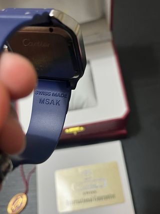 Caja Cartier Santos Oro