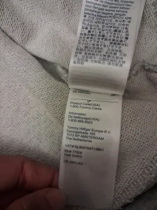 Vestido Sudadera Tommy Hilfiger Gris