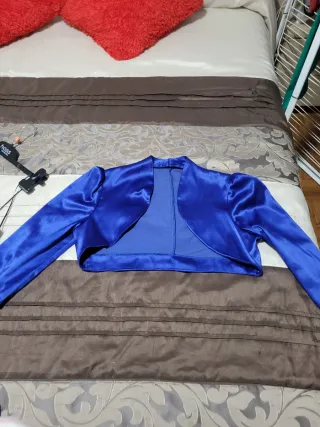 Vestido fiesta Hoss Intropia azul con torera