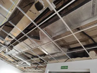 Conductos metálicos tubería para ventilación