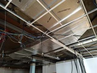 Conductos metálicos tubería para ventilación