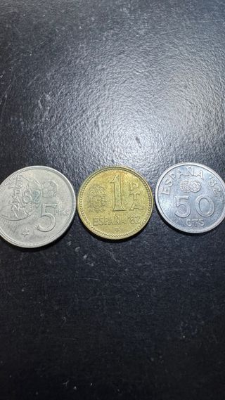 Monedas Pesetas Mundial Futbol 82 España