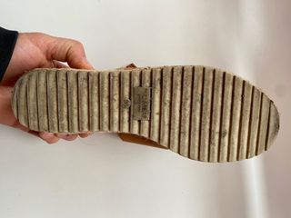 Sandalias esparto plataforma marrón talla 36