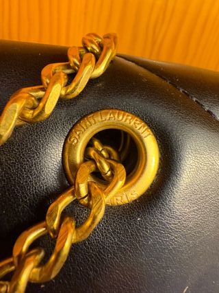 Bolso Saint Laurent Negro y Dorado