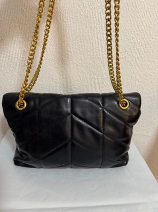 Bolso Saint Laurent Negro y Dorado