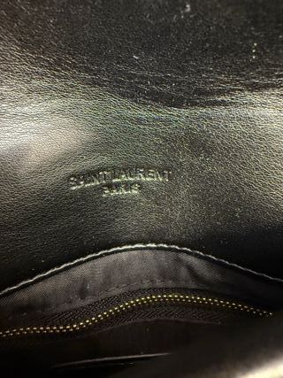 Bolso Saint Laurent Negro y Dorado