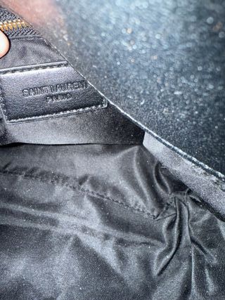 Bolso Saint Laurent Negro y Dorado