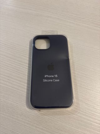 Funda iPhone 15 /15 pro Apple Silicona Azul Marino
