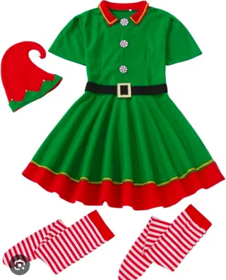 Disfraz de Elfo Navideño Talla 5 años