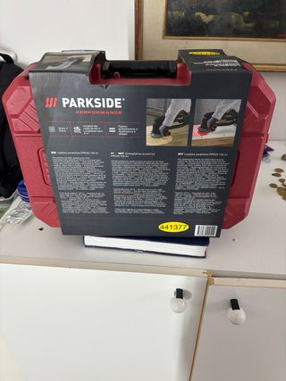 Levigatrice orbitale Parkside con valigetta